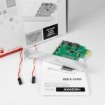 AXAGON PCES-SA2 PCIe Controller 2x Int. SATA III 6G ASMedia