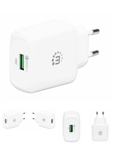 MH QuickCharge 3.0 zidni punjač 18W bijeli MH QuickCharge 3.0 zidni punjač 18W bijeli