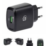 MH QuickCharge 3.0 zidni punjač 18W crni