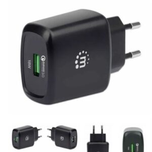 MH QuickCharge 3.0 zidni punjač 18W crni