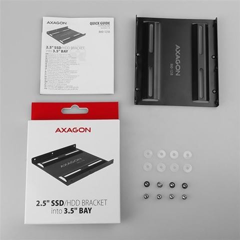 AXAGON RHD-125B adapter za ugradnju 1x2.5" HDD/SSD u 3.5" AXAGON RHD-125B adapter za ugradnju 1x2.5" HDD/SSD u 3.5"