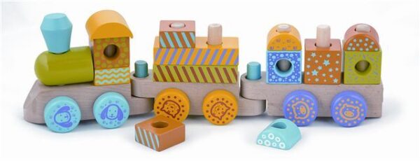 Šareni drveni vlakić