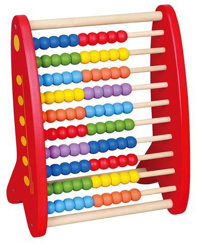 Drveni abakus  - crveni