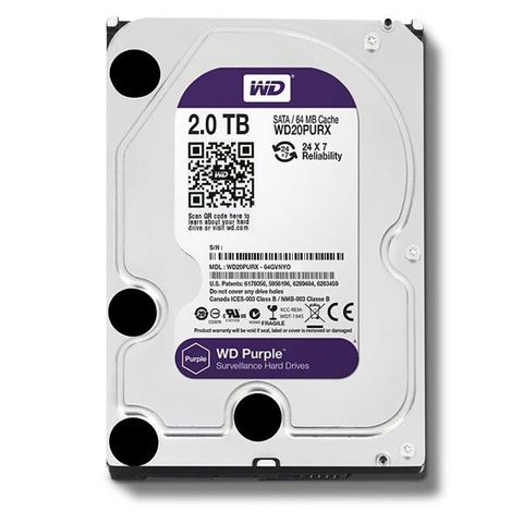 Hard Disk Western Digital Purple™ Surveillance 2TB 3 Hard Disk Western Digital Purple™ Surveillance 2TB 3
