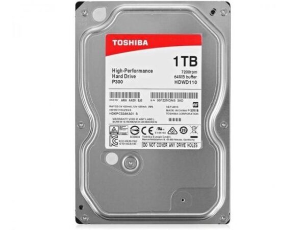 HDD Interni Toshiba P300 Desktop PC 1TB 3 HDD Interni Toshiba P300 Desktop PC 1TB 3