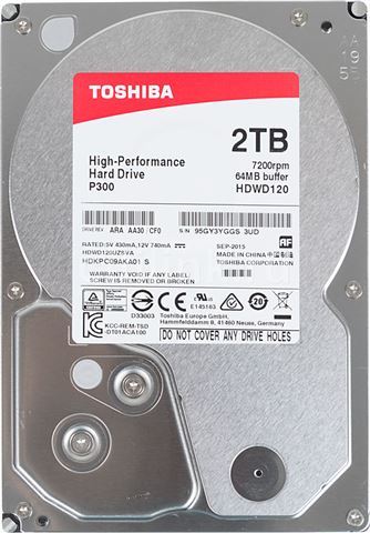 Tvrdi Disk Toshiba P300 2TB 3.5" Tvrdi Disk Toshiba P300 2TB 3.5"