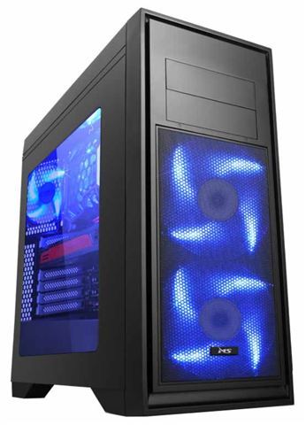MS TITAN PRO gaming kućište plavi LED ventilatori MS TITAN PRO gaming kućište plavi LED ventilatori