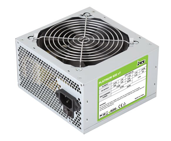 MS PLATINUM 600 v7 ATX 2.31 PPFC napajanje + USB LED lampica MS PLATINUM 600 v7 ATX 2.31 PPFC napajanje + USB LED lampica