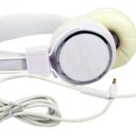 MS BEAT bijele slušalice s mikrofonom