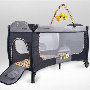 KREVETIĆ PUTNI PRESTIGE SIVI