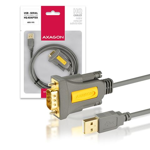 AXAGON ADS-1PS USB2.0 - Serial RS-232 DB9 HQ Adapter Profilic AXAGON ADS-1PS USB2.0 - Serial RS-232 DB9 HQ Adapter Profilic