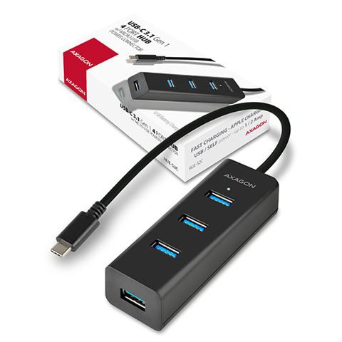 AXAGON HUE-S2C USB-C 3.0-4xUSB 3.0 Type-A Hub AXAGON HUE-S2C USB-C 3.0-4xUSB 3.0 Type-A Hub