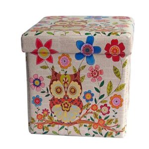 TABURE KUTIJA 36*36*36 SOVA I CVJETIĆ