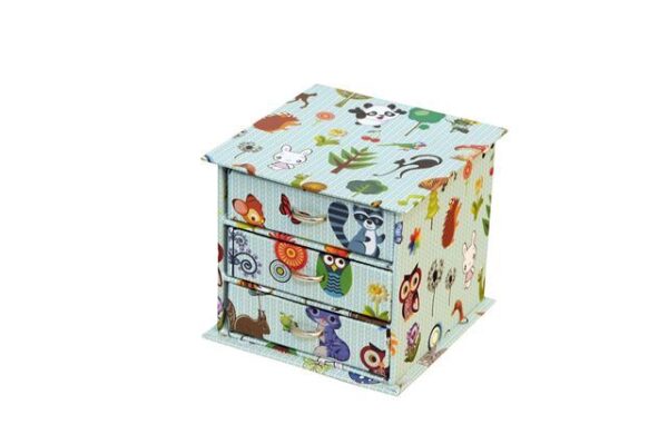 Kutija za nakit 11*11*10 cm animals sorto