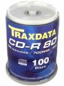 TRAXDATA OPTIČKI MEDIJ CD-R CAKE 100
