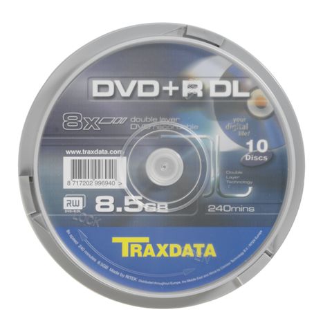 TRAXDATA OPTIČKI MEDIJ DVD+R DUAL LAYER 8X CAKE 10 TRAXDATA OPTIČKI MEDIJ DVD+R DUAL LAYER 8X CAKE 10