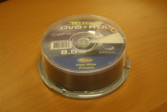 Traxdata DVD+R 8X DUAL LAYER PRINTABILNI CAKE 25