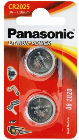 PANASONIC baterije CR-2025EL/2B Lithium Coin PANASONIC baterije CR-2025EL/2B Lithium Coin