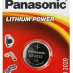 PANASONIC baterije CR-2032EL/1B Lithium Coin
