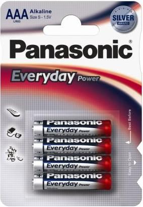 PANASONIC baterije LR03EPS/4BP Alkaline Everyday Power PANASONIC baterije LR03EPS/4BP Alkaline Everyday Power