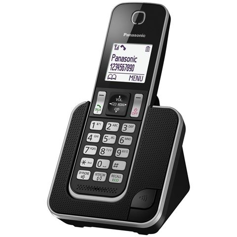 PANASONIC telefon bežični KX-TGD310FXB crni PANASONIC telefon bežični KX-TGD310FXB crni