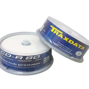 TRAXDATA OPTIČKI MEDIJ CD-R PRINTABILNI CAKE 25