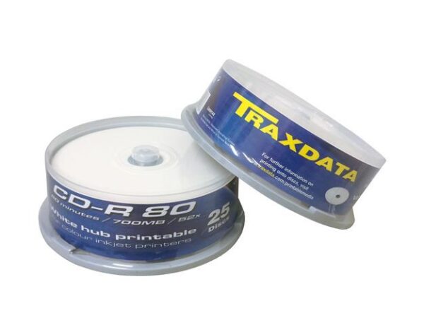 TRAXDATA OPTIČKI MEDIJ CD-R PRINTABILNI CAKE 25 TRAXDATA OPTIČKI MEDIJ CD-R PRINTABILNI CAKE 25