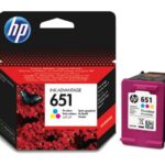 Tinta HP C2P11AE no.651 Tri-color