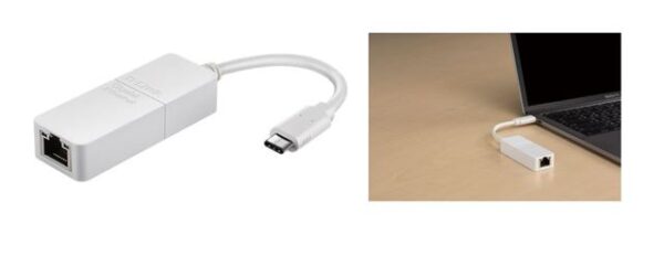 D-Link USB-C to Gigabit Ethernet Adapter DUB-E130 D-Link USB-C to Gigabit Ethernet Adapter DUB-E130