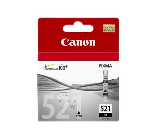 Tinta CANON CLI-521Bk black Tinta CANON CLI-521Bk black