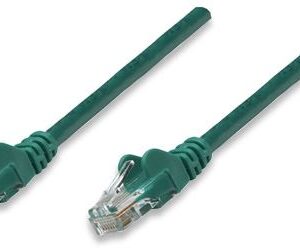 Intellinet prespojni mrežni kabel Cat.5e UTP PVC 1m zeleni