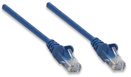 Intellinet prespojni mrežni kabel Cat.5e UTP PVC 3m plavi Intellinet prespojni mrežni kabel Cat.5e UTP PVC 3m plavi