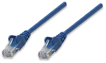 Intellinet prespojni mrežni kabel Cat.5e UTP PVC 5m plavi Intellinet prespojni mrežni kabel Cat.5e UTP PVC 5m plavi