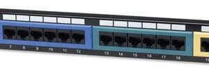 Intellinet patch panel UTP Cat.5e 24-port 1U 19" color-coded