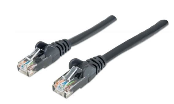 Intellinet patch kabel 1m Cat.6 UTP PVC crni Intellinet patch kabel 1m Cat.6 UTP PVC crni
