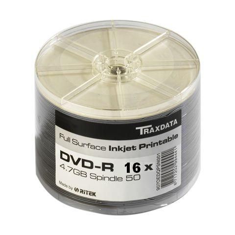 TRAXDATA OPTIČKI MEDIJ DVD-R 16X SPINDLE 100 WHITE FULL PRINTABLE TRAXDATA OPTIČKI MEDIJ DVD-R 16X SPINDLE 100 WHITE FULL PRINTABLE