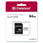 Memorijska kartica SD MICRO 64GB HC Class 10 UHS-I + 1ad 300S TS