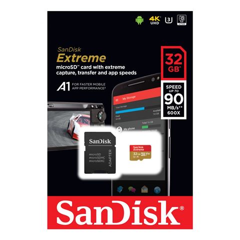 Memorijska kartica SanDisk Extreme microSDXC Memorijska kartica SanDisk Extreme microSDXC
