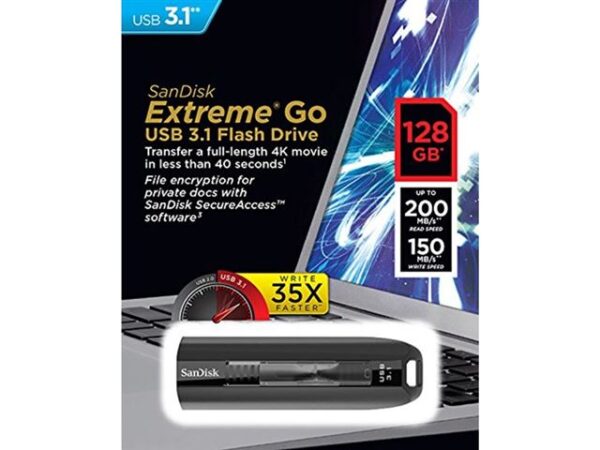 USB memorija Sandisk Extreme GO USB 3.0 128GB USB memorija Sandisk Extreme GO USB 3.0 128GB