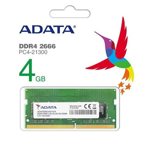 Adata Memorija SO-DIMM DDR4 8GB 2666MHz za prijenosna računala Adata Memorija SO-DIMM DDR4 8GB 2666MHz za prijenosna računala