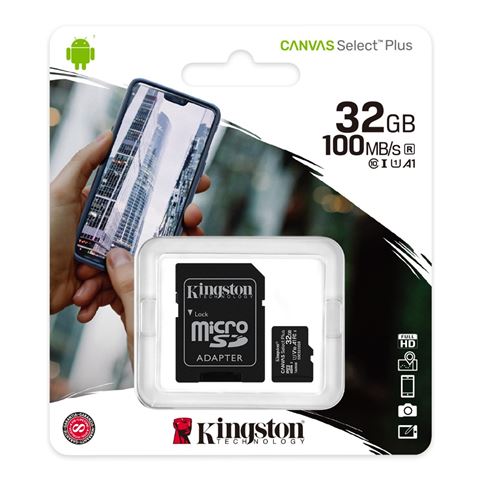 MEM SD MICRO 32GB Canvas Plus + ADP KIN