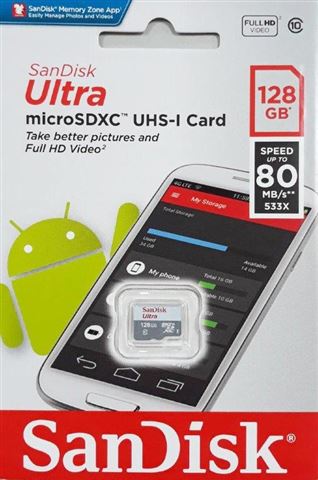 Memorijska kartica SanDisk Ultra Android microSDHC / microSDXC 128GB Memorijska kartica SanDisk Ultra Android microSDHC / microSDXC 128GB