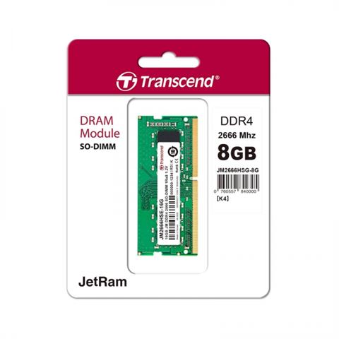 MEM SOD DDR4 8GB 2666MHz JetRam TS MEM SOD DDR4 8GB 2666MHz JetRam TS