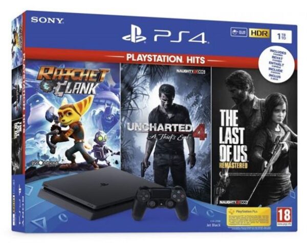 SONY-PlayStation 4 1TB+Rat. and Clank+ Last of Us+Uncharted 4 SONY-PlayStation 4 1TB+Rat. and Clank+ Last of Us+Uncharted 4