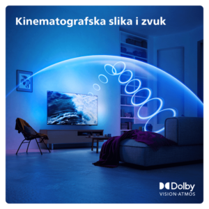 Philips 65''PML9019 4K TitanMiniLED; P5 Perfect Picture EnQuantum Dot; 120HZ panel; ambiliht 3 str - Slika 4