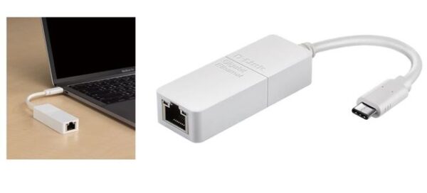 D-Link USB-C to Gigabit Ethernet DUB-E130 D-Link USB-C to Gigabit Ethernet DUB-E130