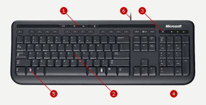Microsoft Wired Keyboard 600 Black Microsoft Wired Keyboard 600 Black