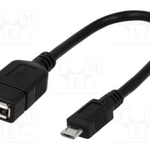 CC LL USB Micro B/M to USB A/F OTG Cable 0