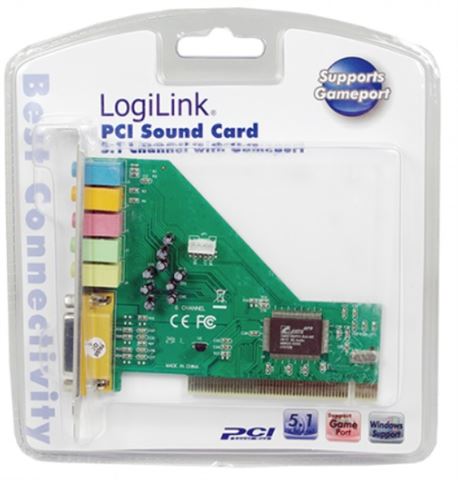 Zvučna kartica LogiLink PCI PC0027B Zvučna kartica LogiLink PCI PC0027B