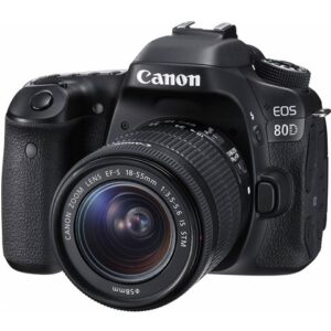 CANON DSLR fotoaparat 80D EF18-55IS STM